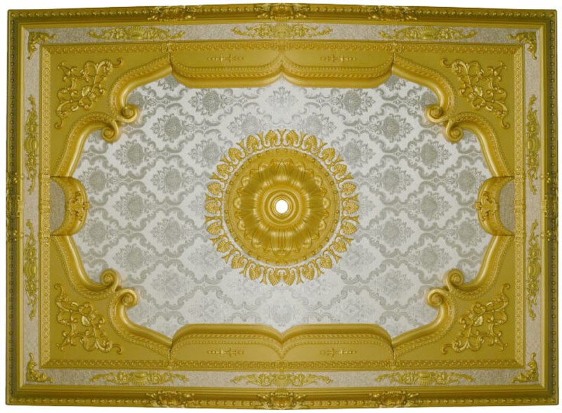 Altın Dikdörtgen Saray Tavan 140 X 200 cm