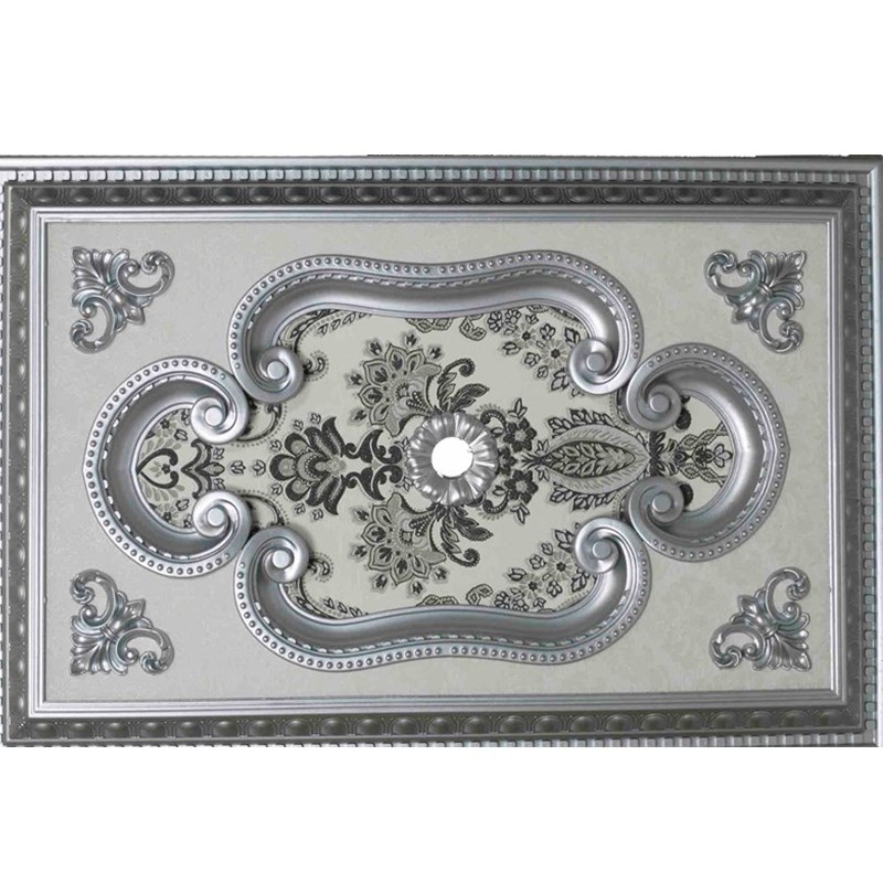 Gümüş Dikdörtgen Saray Tavan 60 X 90 cm
