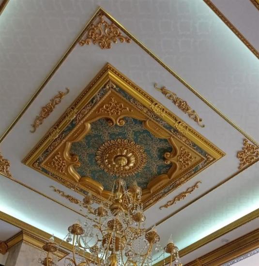 Altın Zümrüt Yeşil Saray Tavan 150 X 150 cm İncele!