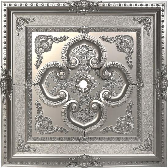 Gümüş Saray Tavan 90 X 90 cm İncele!